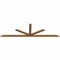 Ekena Millwork Saratoga Smooth Timber Gable Bracket, Western Red Cedar, 96"W x 28"H x 1 1/2"D x 3 1/2"F, 7/12 Pitch GBW096X28X0204SAR00SWR - alternate 4
